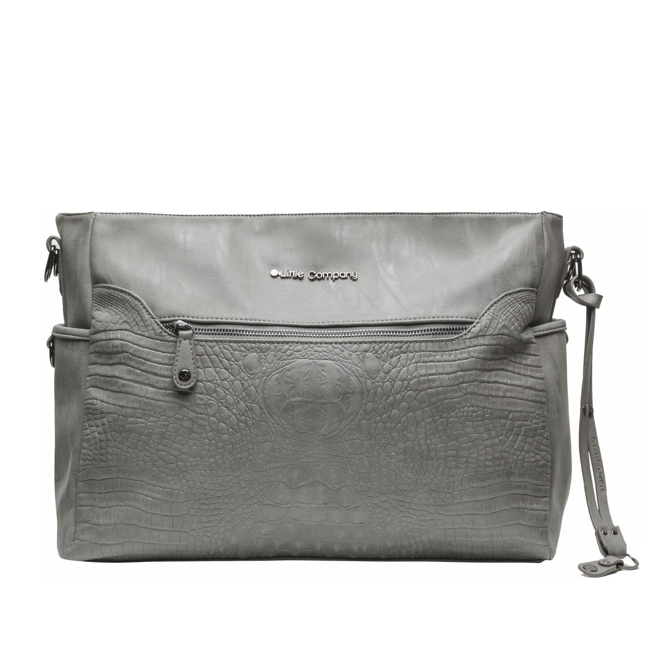 Copenhagen Croco Diaper Bag grey