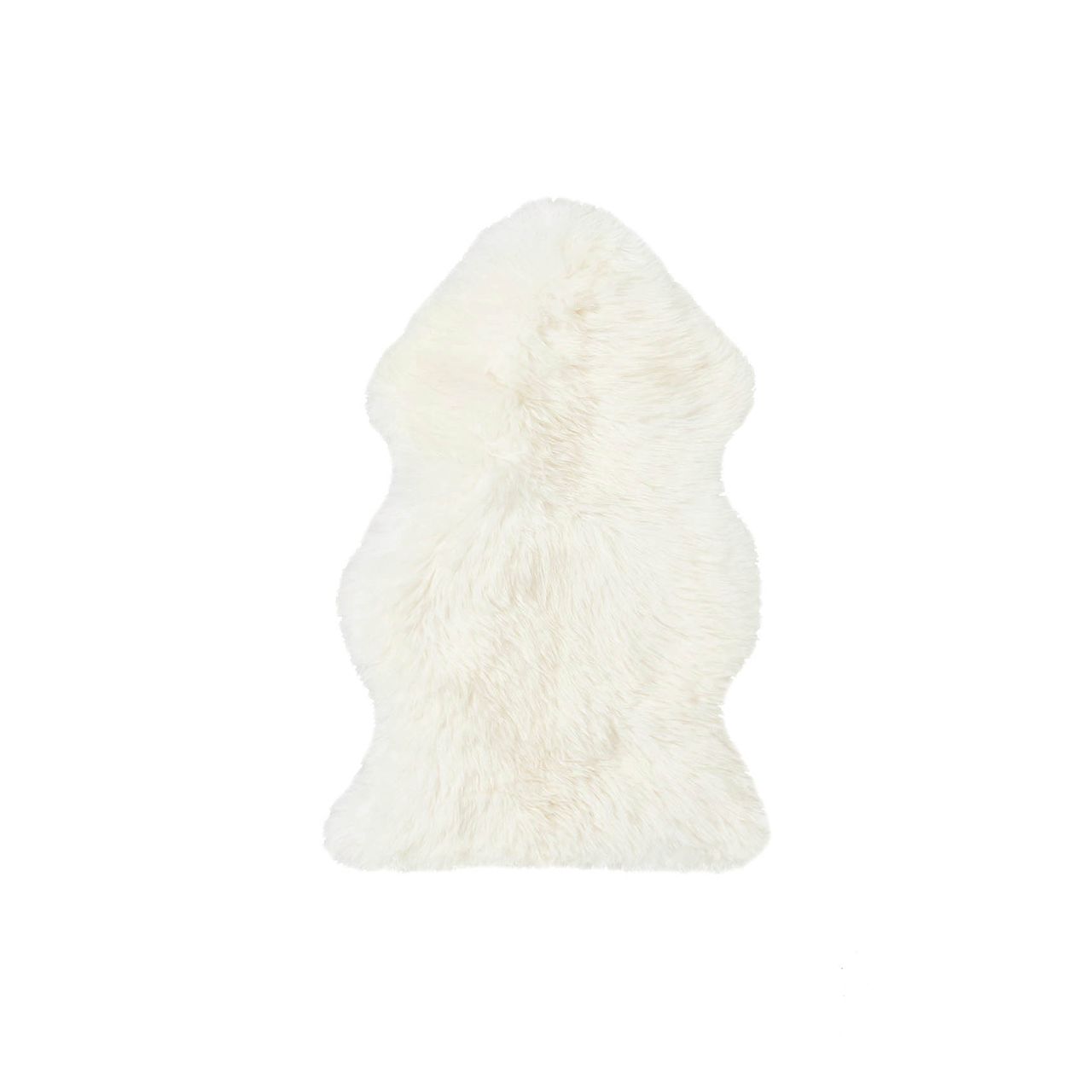 Lammfell ungeschoren weiss 