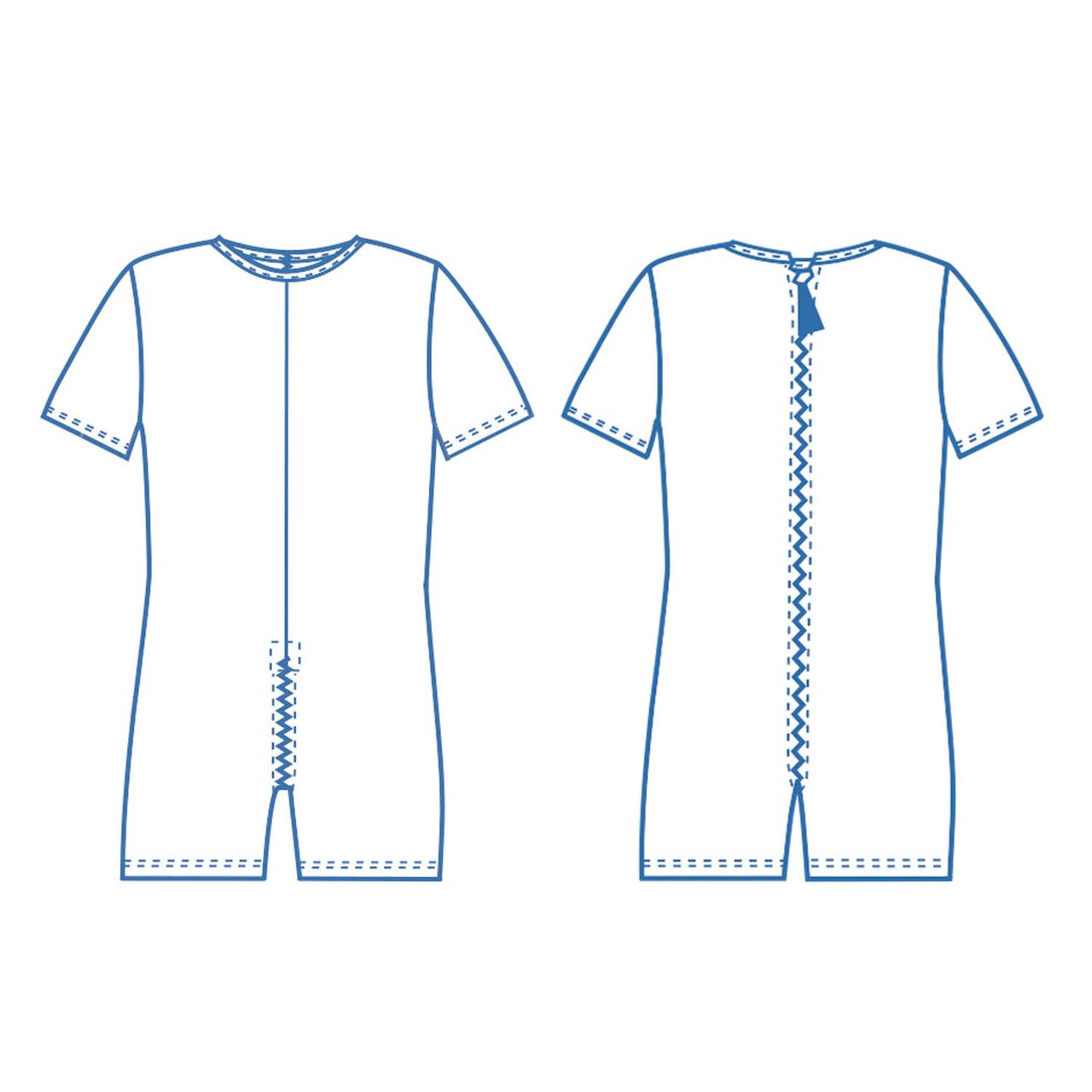 Pflegebody kurzbein kurzarm Nadelzug 