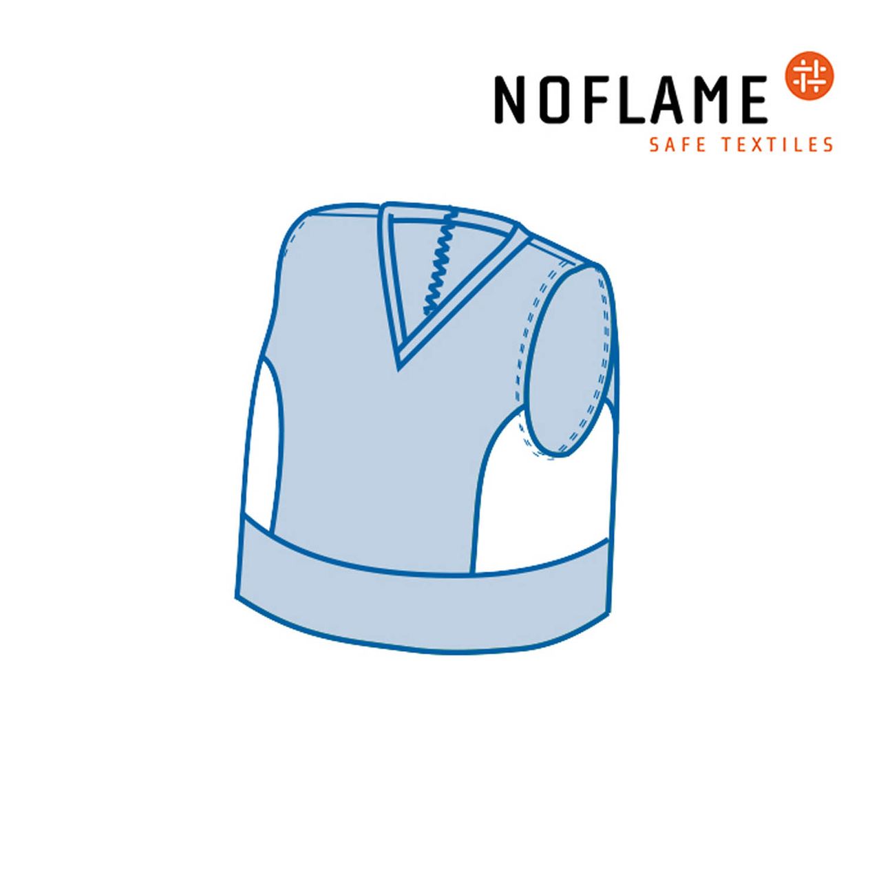 Rollstuhl-Gilet Jersey No Flame
