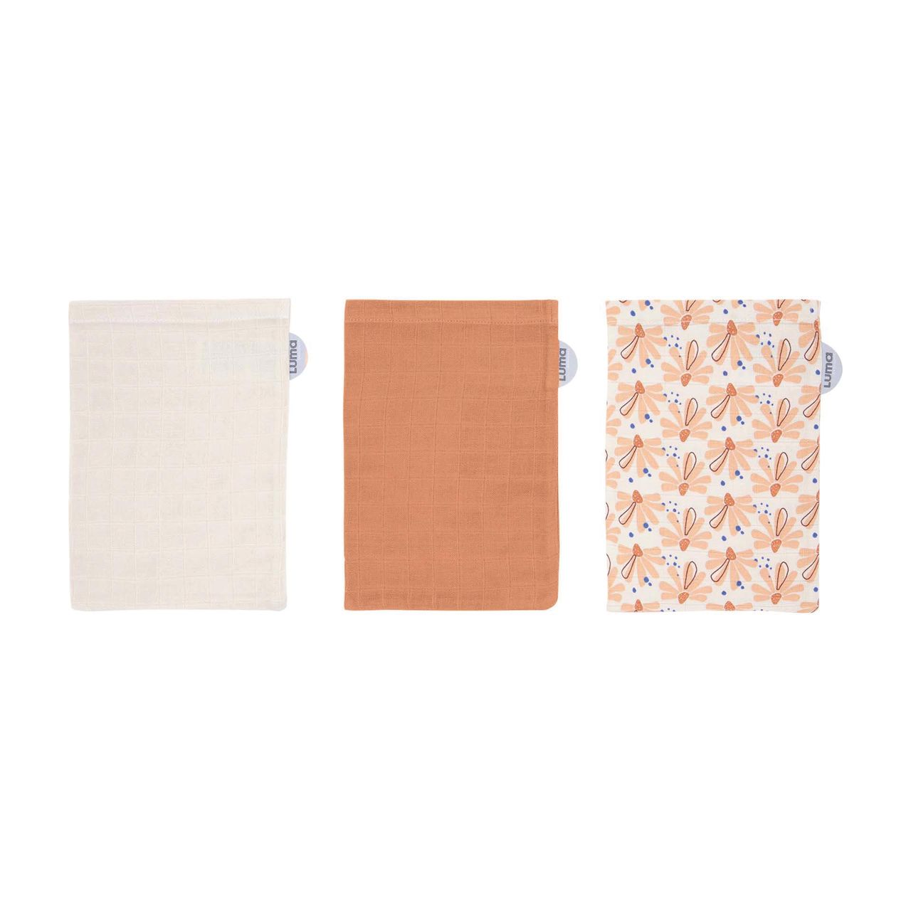 Muslin Waschhandschuh 3 Stk.