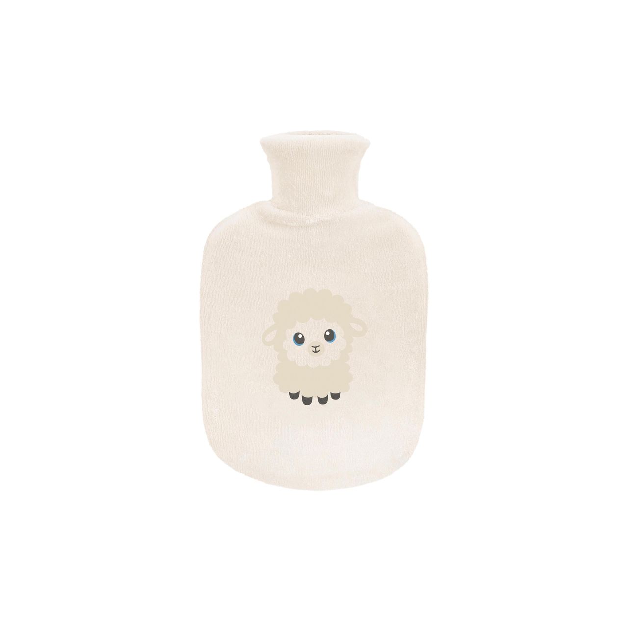 Gummibettflasche mit Frotteeüberzug