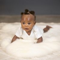 Lammfell ungeschoren weiss 