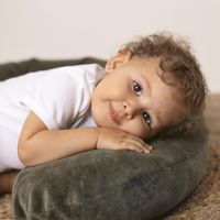 Stillkissen mit Bezug Samt 