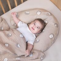 Baby-Lagerungskissen mit Bezug Satin