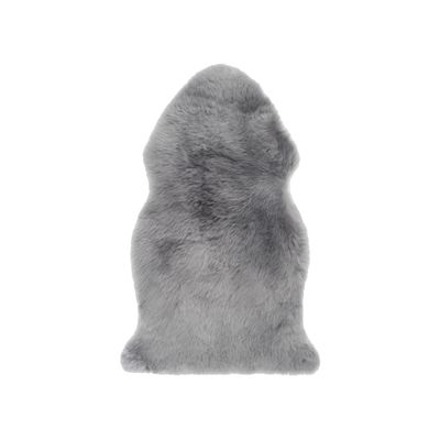 Lammfell ungeschoren silbergrau 