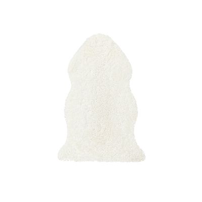 Lammfell weiss leicht gekraust 