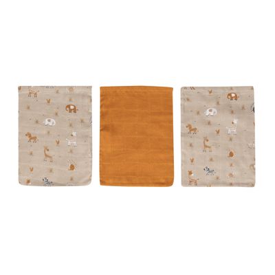 Muslin Waschhandschuh 3 Stk.