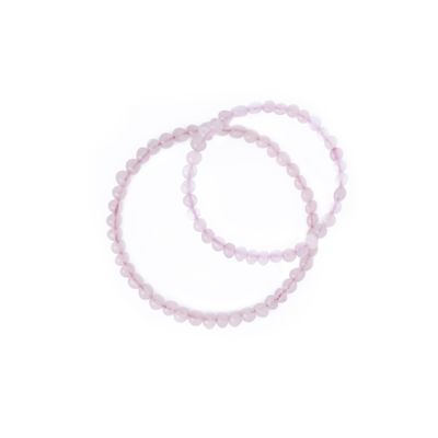 Rosenquarz Armbänder Set