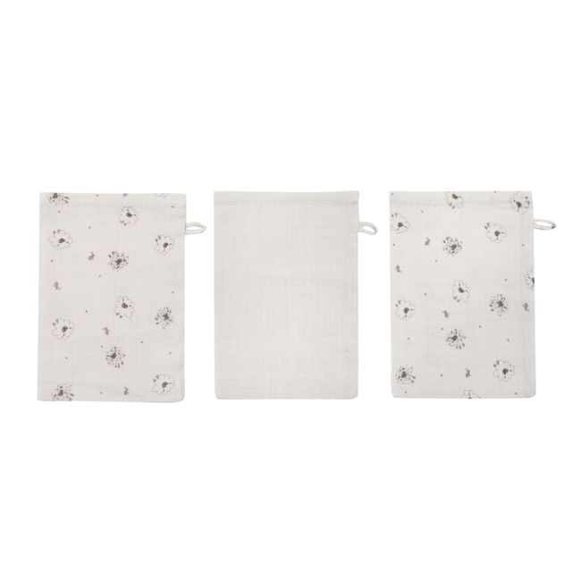 Muslin Waschhandschuh 3 Stk.