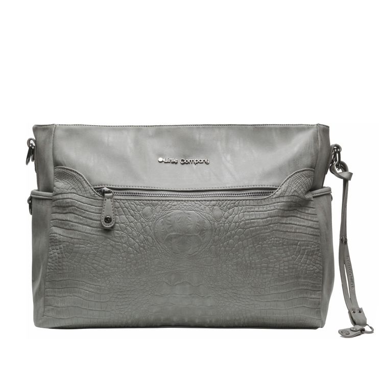 Copenhagen Croco Diaper Bag grey