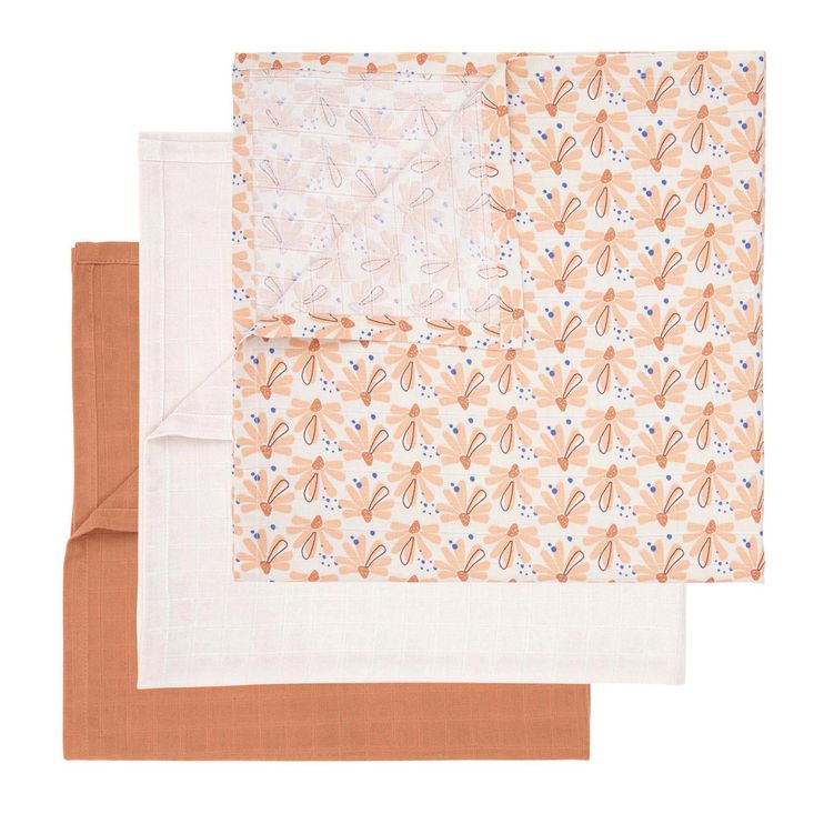 Muslin Tücher 3 Stk. 70 x 70