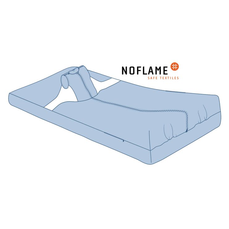 Pflegedecke-Intensiv Jersey No Flame 