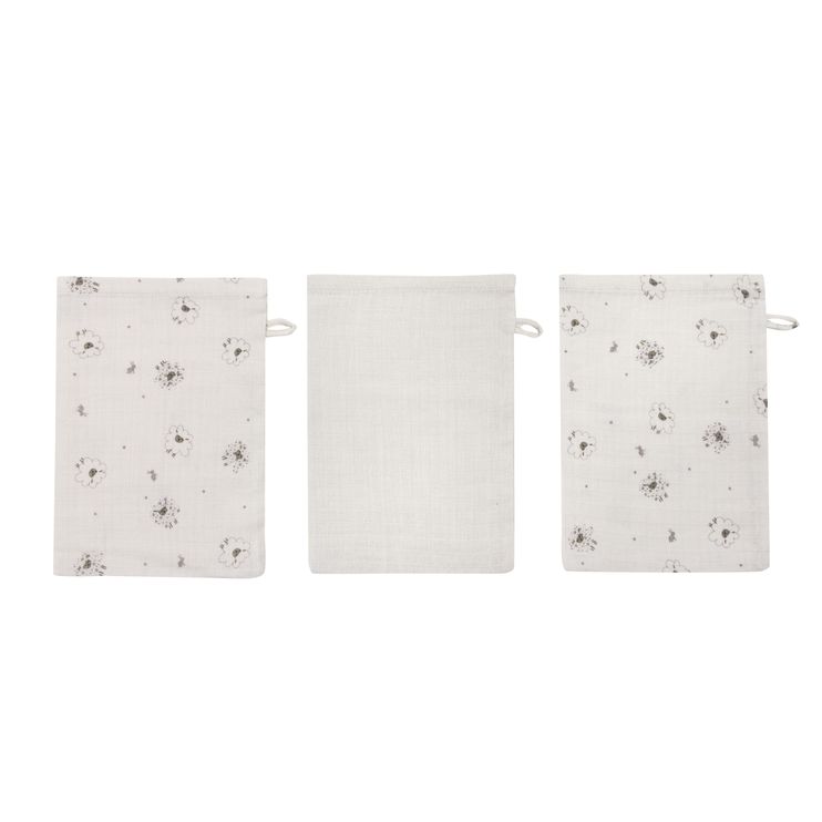 Muslin Waschhandschuh 3 Stk.